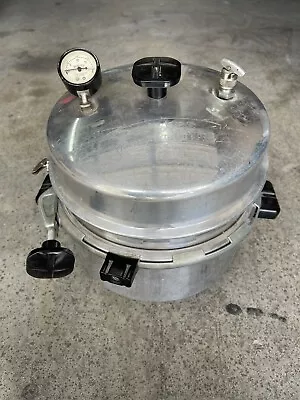 Vintage Burpee Aristocrat Pressure Cooker Canner Large Heavy Duty Good Condition • $57.95