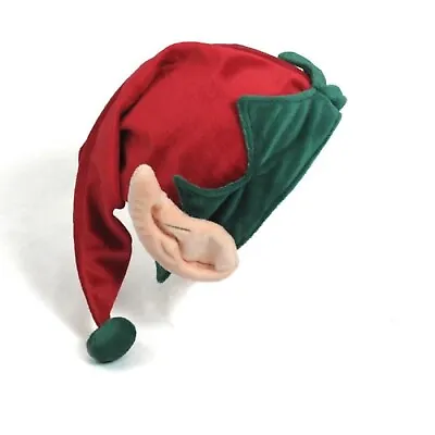 Wishpets Festive Red Elf Hat With Built In Ears Gets You In The Christmas Spirit • $14.99