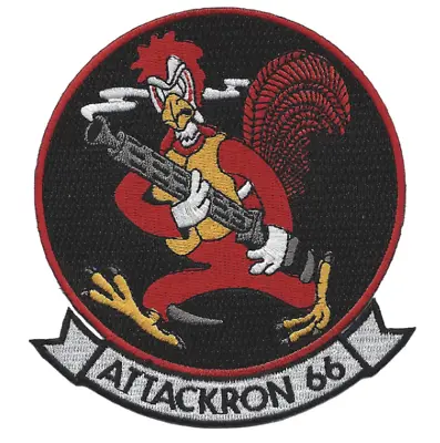 $28.99 • Buy 4.5  Navy Uss Va-66 Attack Squadron Embroidered Patch 