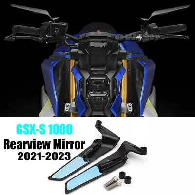 Adjustable Wing Rearview Mirrors Rear Mirror For Suzuki GSX-S950 S750 GSX-S1000 • $139.99