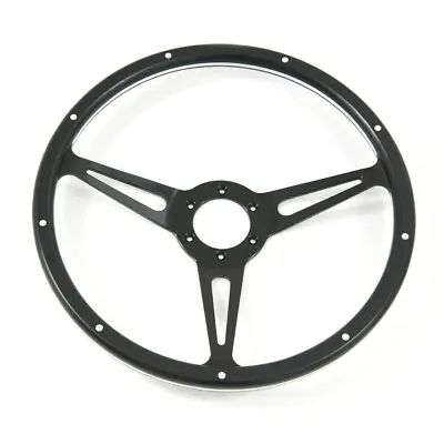 Classics Steering Wheel Momo Black Forest 14  6-Bolt Black Spokes Mustang + More • $199
