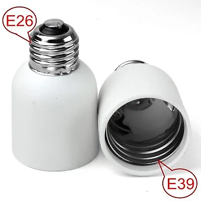 E26-E39 Edison Screw Medium Socket To Mogul Bulb Lamp Socket Adapter Converter • $7.49