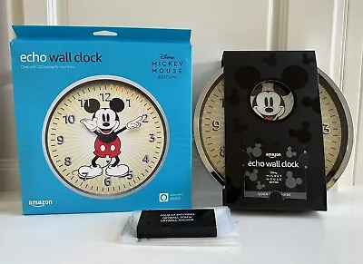 NIB Disney Mickey Mouse Edition Amazon Alexa Echo Wall Clock • $95