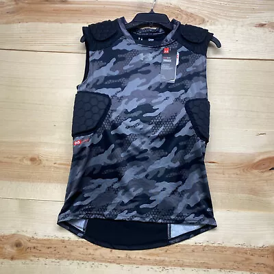 Under Armour Shirt Small Gray Compression UA Gameday HEX 5-Pad Camo NWT • $34.99