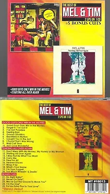 MEL & TIM-Best Of/Backfield In Motion/Starting All Over Again-2 LPs On 1 CD + 5 • $19.99