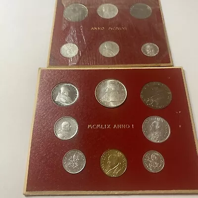 Vatican Coin Sets 1956 And 1959 • $99