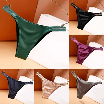 £4.43 • Buy Women's Sexy G-String Bikini Thong Seamless Panties Lingerie Underwear Knickers