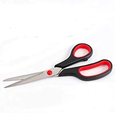 Foska 7.5 Inch Stainless Steel Ultra Sharp Comfortable Soft Grip Scissors. • £6.52