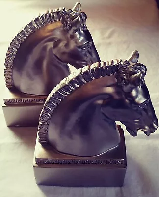 1957 Trojan Horse Head Bookends • $20