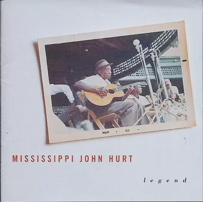 Mississippi John Hurt Legend Compact Disc Stock Photo LN • $11