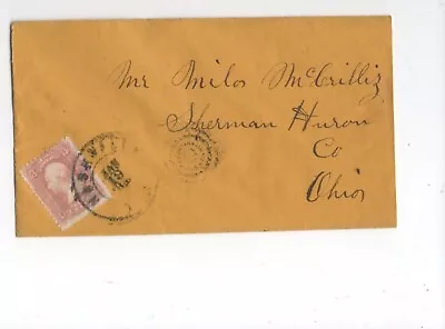 United States Used On Cover 65 Fancy Cancel Nashville TN To Sherman Ohio • $3