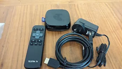 Telstra Tv 1 4200x Powered By Roku With Remote And Cords Working Free Post M • $99