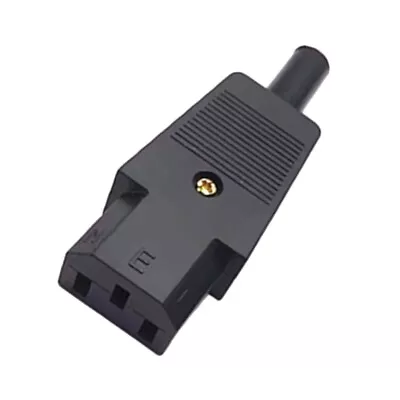 5pcs IEC 320 Straight Cable AC Plug Socket C13 C14 Black Rewireable Connectors • £7.22