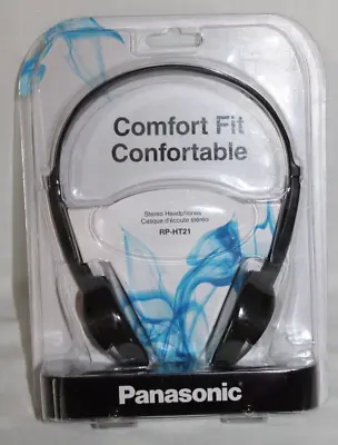 New Panasonic RP-HT21 3.5mm Lightweight On-Ear Headphones With XBS Vintage #3 • $15