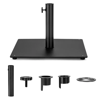 $95.95 • Buy Heavy Duty Umbrella Base Stand Outdoor Patio Stainless Parasol Holder Square
