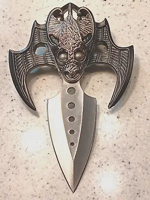 Vintage Mini All Metal Dagger/w Alien Face Handle/ Stainless Blade/ China • $28.50