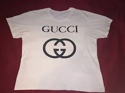 Gucci Oversize T-shirt With Interlocking G Sz Xxxl Gg Off-white • $110