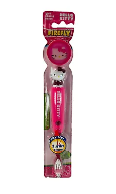 Firefly Hello Kitty Light-Up Kids Timer Toothbrush With Cap Soft • £9.73