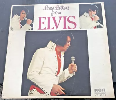 Elvis Presley- Love Letters From Elvis Vinyl LP RCA Victor LSP-4530 1971 VG+/VG+ • $0.99