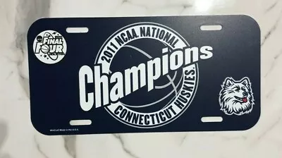 Uconn Huskies 2011 Ncaa Basketball National Champions Vintage License Plate New • $6.99