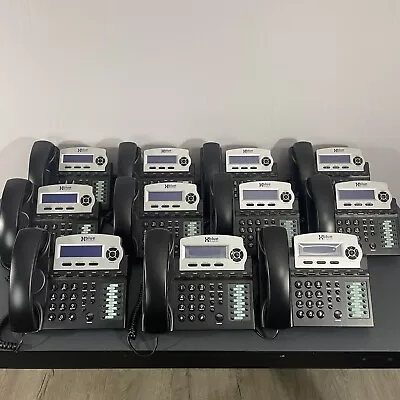 Lot Of 11 XBLUE X16 Telephones For XBLUE Phone Systems 1670-00 EKT-Charcoal USED • $475