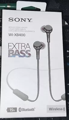 Sony WI-XB400 In Ear Extra Bass Headphones - Black • $49.99