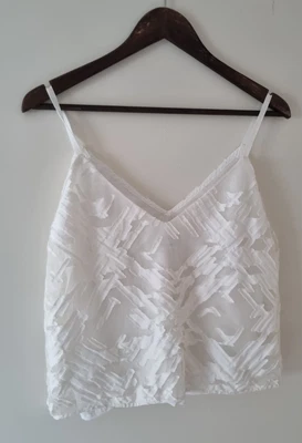 $30 • Buy Scanlan Theodore Glass Houndstooth Cami - Silk Blend - Size 10