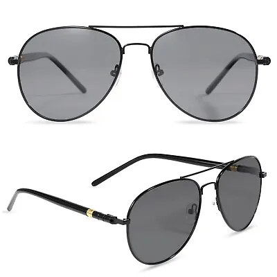 Premium Military Style Classic Aviator Sunglasses Polarized 100% UV Protection • $24.56