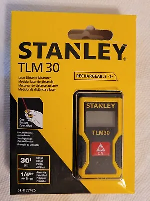 $25 • Buy Stanley TLM 30 Laser Distance Measurer New Rechargeable 