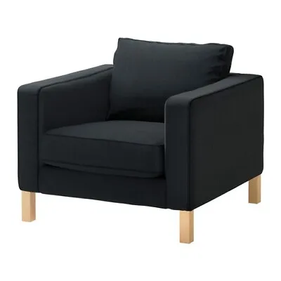 Genuine Ikea Karlstad Armchair Cover Korndal Dark Grey 702.031.84 • £150