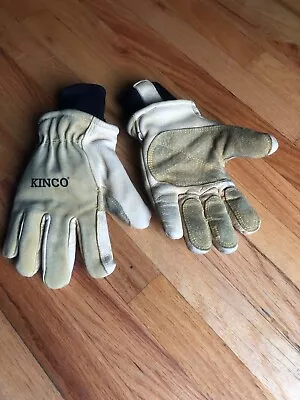 Kinco 901 Mens Ski Gloves Lined Suede Pigskin Winter Insulated Premium Leather • $27.84