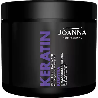 JOANNA Professional Keratin Rebuilding Mask For Weak Dry And Damaged Hair 500g • £8.39