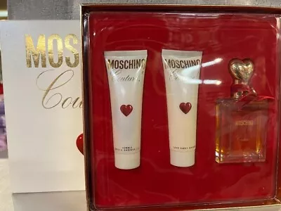 Moschino Couture Vintage 3pc 1.7 Oz Edp+b/lotion Rare-discontinued • $150