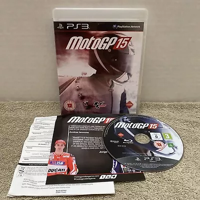 PS3 MotoGP 15 Sony PlayStation 3 Moto GP PAL Region Free English Tested • $49.99