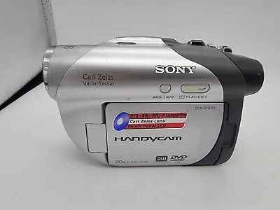 Sony HandyCam DCR-DVD105 Mini DVD Camcorder Nightshot 20x Optical Zoom NOTE • $29.99