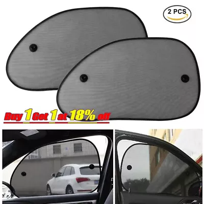 2Pcs Car Sun Shade Cover Blind Mesh Max UV Protection For Rear Front Window Kids • £3.14