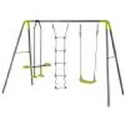 £121.95 • Buy Childrens Kids 3-In-1 Outdoor Garden Swing Set Climbing Swing Seat Activity Set