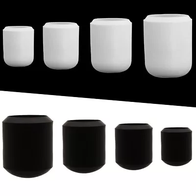 £6 • Buy RUBBER FERRULES Black White Various Sizes Chair Legs Walking Sticks Tips End Cap