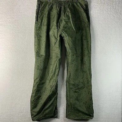 Military Barrier Wear Cozy Reversable Desert Night Camo Rain Pants Sz Lg Regular • $125