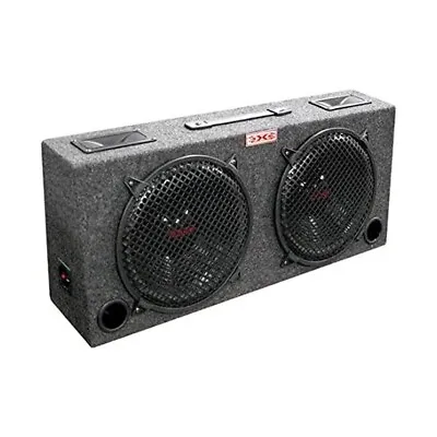 Xxx Kic-100 Dual 10  10 Inch Car Audio Subwoofer Box Enclosure W/ Tweeters • $71.99