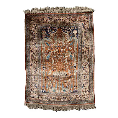 Antique Silk Oriental Prayer Rug • $26000