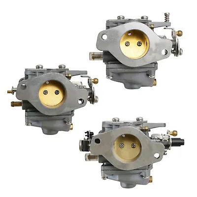 1 Set 3 Carburetor Carb Assy For Yamaha Parsun Outboard 2T 6K5-14301 14302 14303 • $149.99