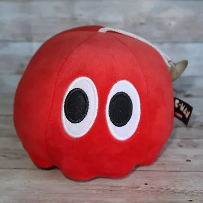 Pac-Man Blinky The Red Ghost Plush  Widow Hanging 2015 Namco • £19.99