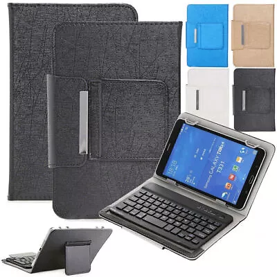 Wireless Keyboard Leather Case Tablet Cover Stand For Lenovo Tab M7 M10 E7 E10 • $27.99
