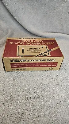 Vintage Micronta Regulated 12 Volt 2.5 Amp Power Supply (Untested) Cat #22-124 • $26