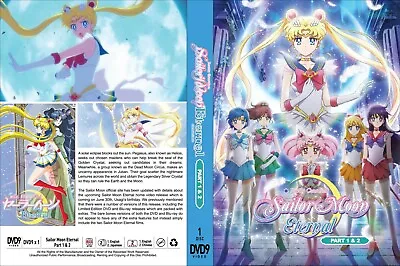 $14.50 • Buy Sailor Moon Eternal (Movie Part 1 & Part 2) ~ All Region ~English Dubbed Version