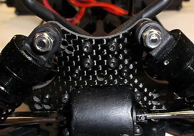 TEAM LOSI MINI 8IGHT TRUGGY CARBON FIBER FRONT SHOCK TOWER (3mm) XTR10847 LIPO • $14.99