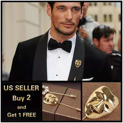 14 Style Men's Brooch Lapel Badge Suit Pin Chest Metal Collar Pin Accessories • $6.99