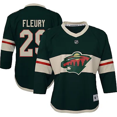 Toddler Marc-Andre Fleury Green Minnesota Wild Home Replica Player Jersey • $64.99