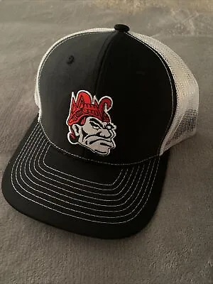 Sdsu San Diego State Throwback Monty Montezuma Aztecs Black Trucker Hat Cap New • $15.96